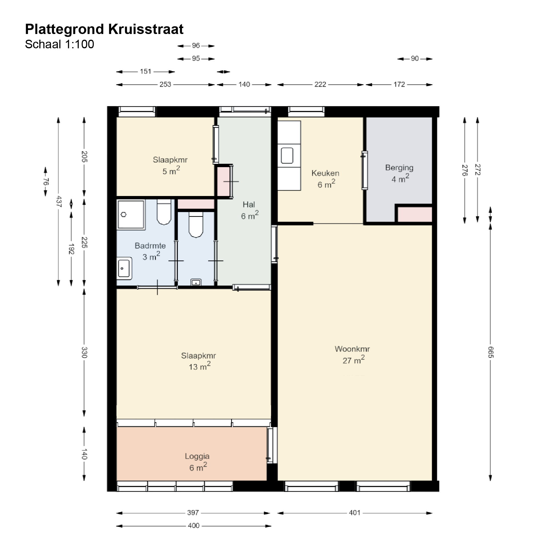 Indeling Kruisstraat